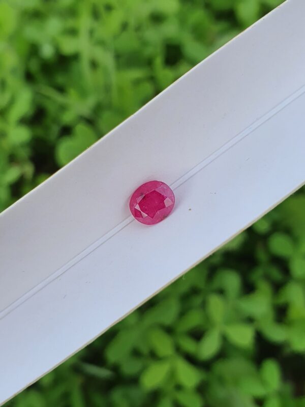 Ruby Stone Natural Unheated Certified | 1.27 ct - Image 3
