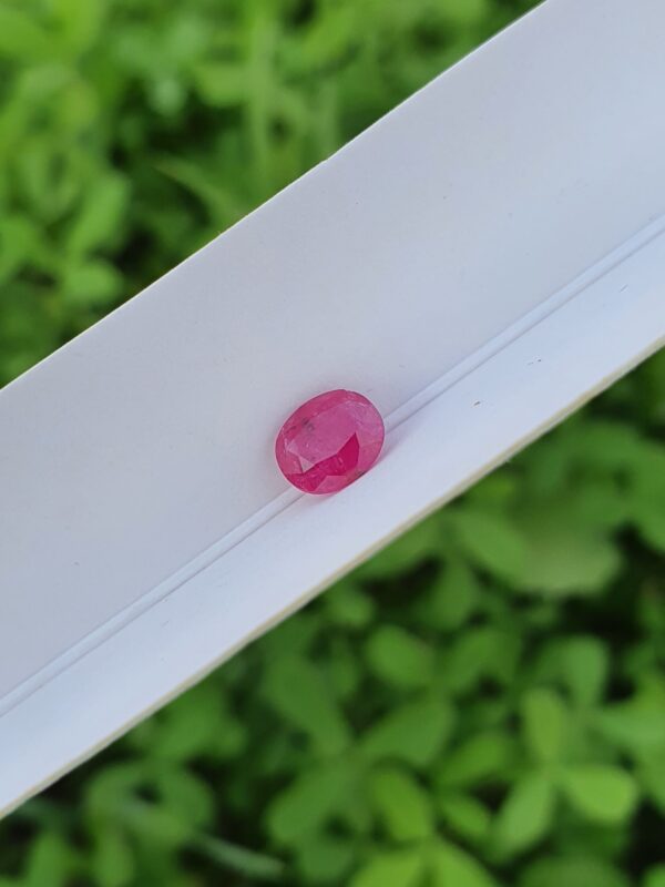 Ruby Stone Natural Unheated Certified | 1.27 ct - Image 4