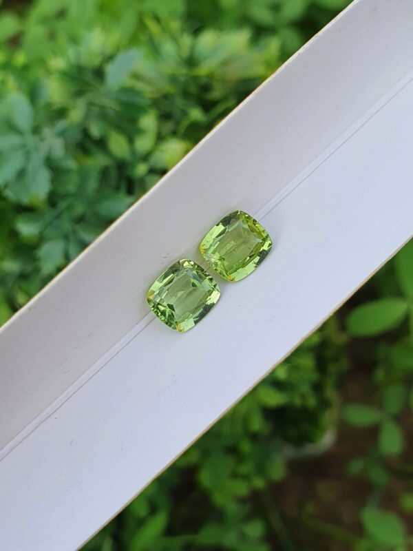 Peridot Pair Natural Loose From Pakistan | 1.23 ct & 1.33 ct