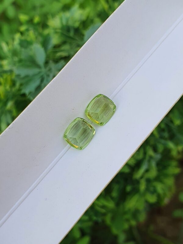 Peridot Pair Natural Loose From Pakistan | 1.23 ct & 1.33 ct - Image 5