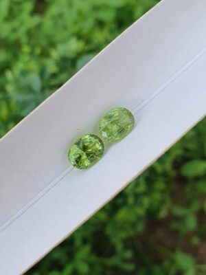 Peridot Pair Natural Loose From Pakistan | 1.42 ct & 1.33 ct
