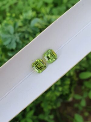 Peridot Pair Natural Loose From Pakistan | 1.03 ct & 1.04 ct