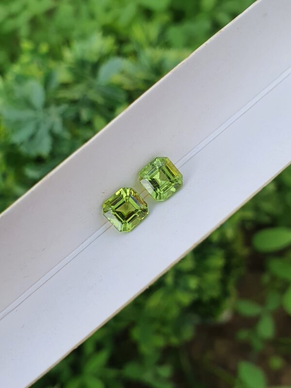 Peridot Pair Natural Loose From Pakistan | 1.03 ct & 1.04 ct