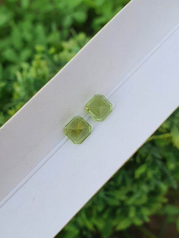 Peridot Pair Natural Loose From Pakistan | 1.03 ct & 1.04 ct - Image 4