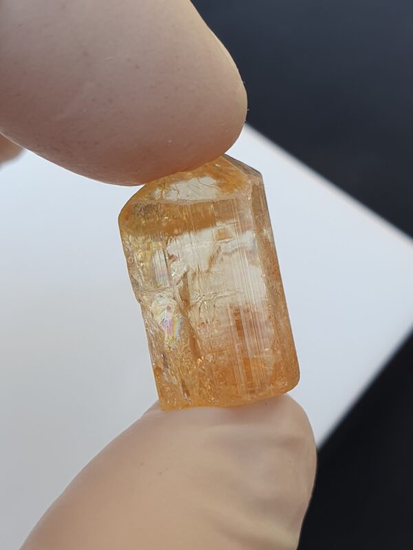 Raw Imperial Topaz Crystal From Katlang Terminated | 52.34 ct - Image 4