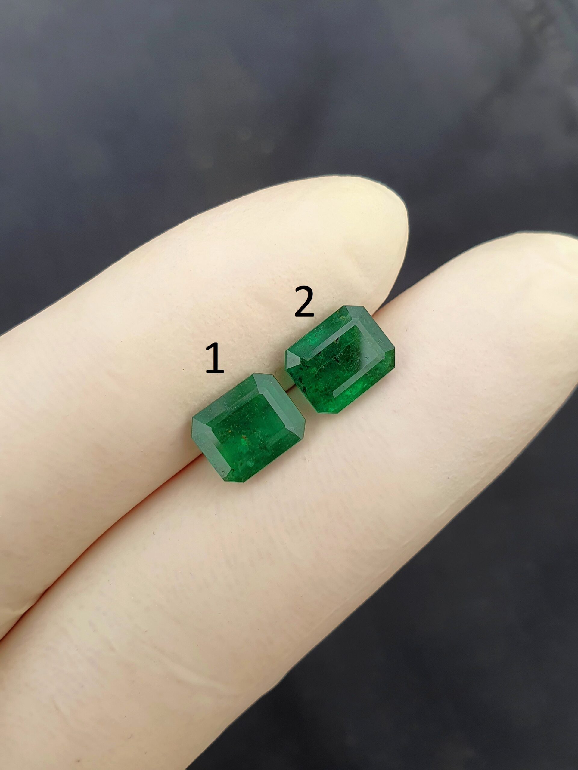 Emerald Natural Pair From Swat Pakistan