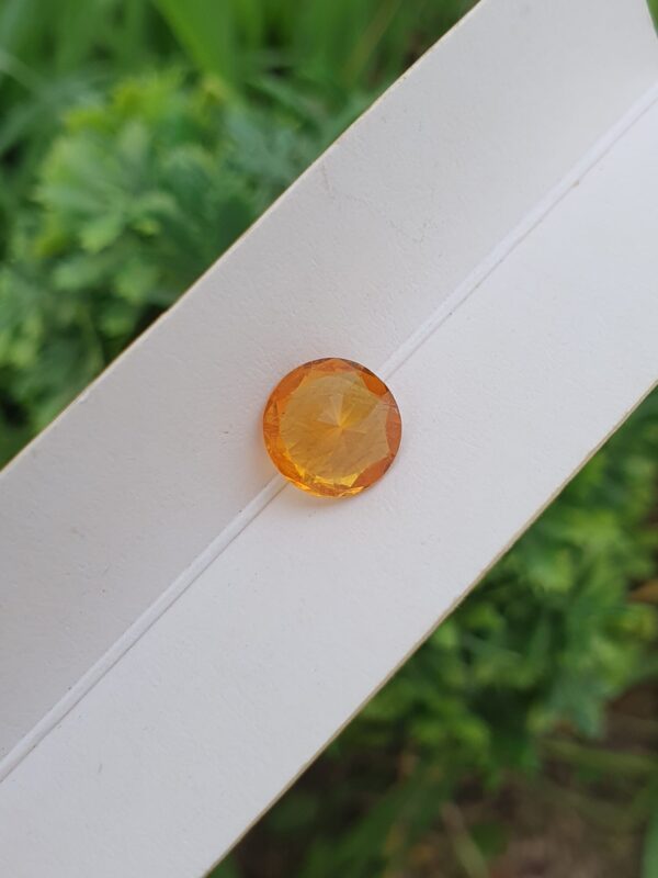 Clinohumite Round Brilliant Cut From Tajikistan | 2.43 ct - Image 6