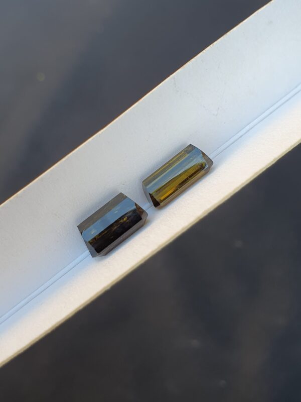 Epidote Stone Loose Natural From Pakistan | 4.22 ct & 3.23 ct - Image 3