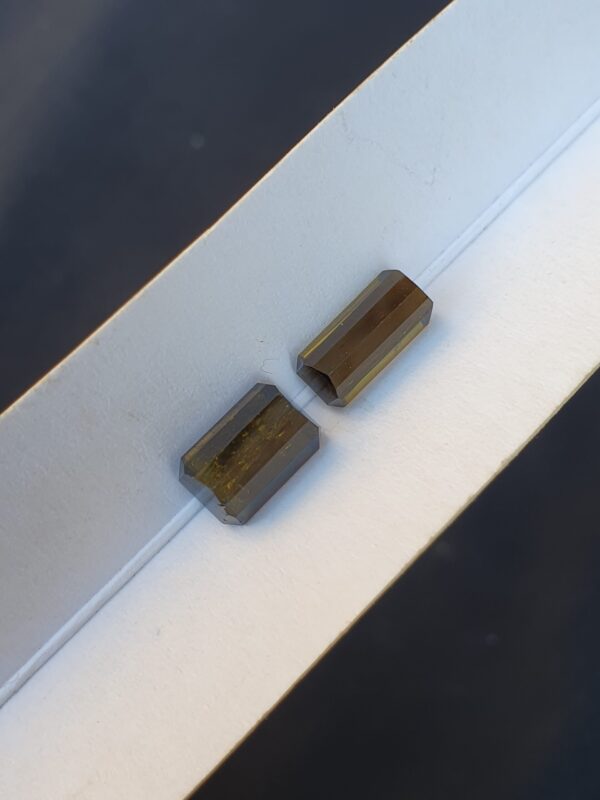 Epidote Stone Loose Natural From Pakistan | 4.22 ct & 3.23 ct - Image 4