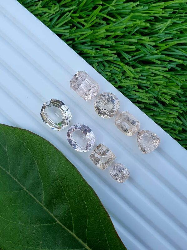 Imperial Topaz Stone Lot From Katlang | 8 PCs | 37.41 ct - Image 3