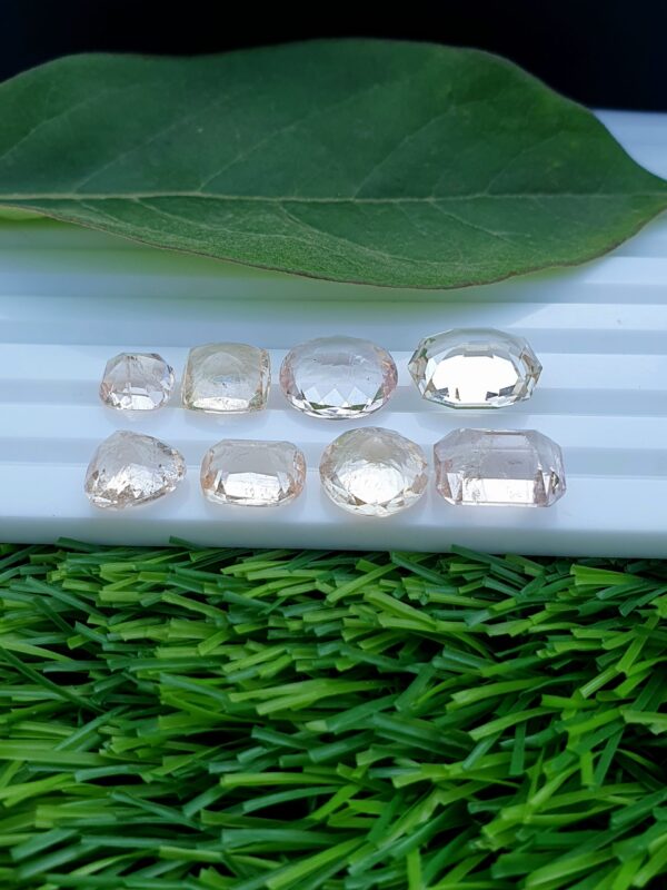 Imperial Topaz Stone Lot From Katlang | 8 PCs | 37.41 ct - Image 6