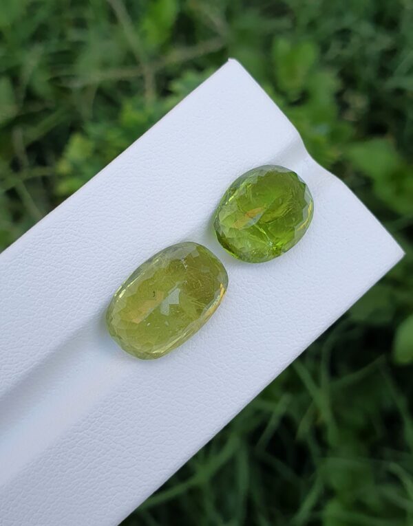 Peridot Pair Natural Loose | 7.57 ct & 10.33 ct - Image 5