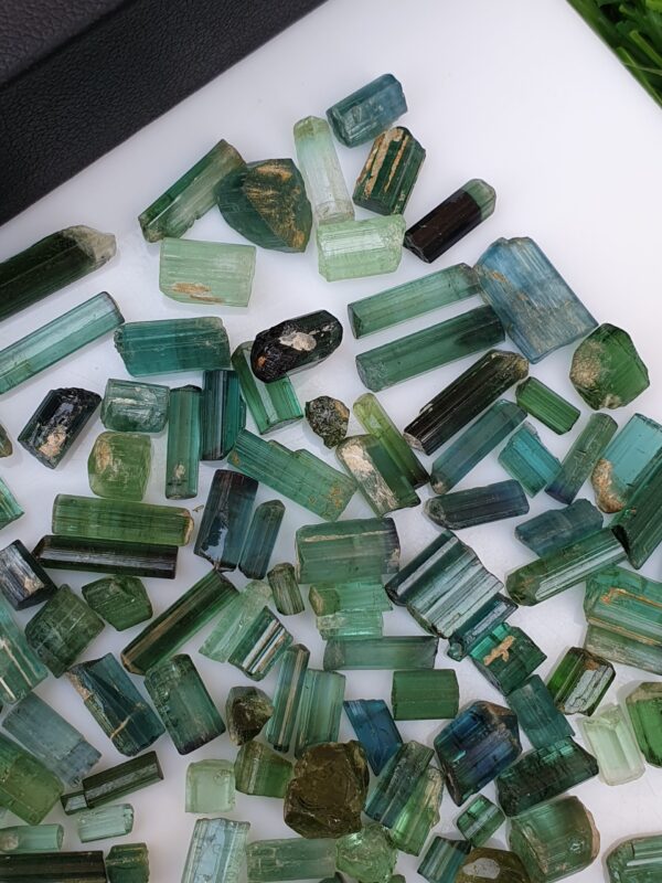 Raw Tourmaline Facet Rough Blue Green Indicolite | 216 ct - Image 2