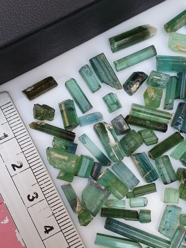 Raw Tourmaline Facet Rough Blue Green Indicolite | 216 ct - Image 4