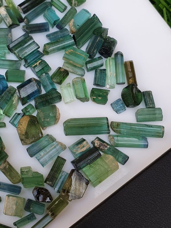 Raw Tourmaline Facet Rough Blue Green Indicolite | 216 ct - Image 6