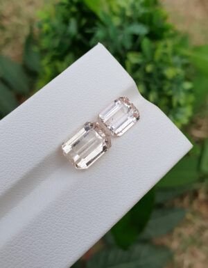 Imperial Topaz Stone Pair From Katlang | 2.41 ct & 4.59 ct