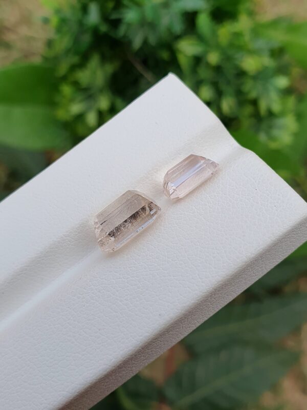 Imperial Topaz Stone Pair From Katlang | 2.41 ct & 4.59 ct - Image 4