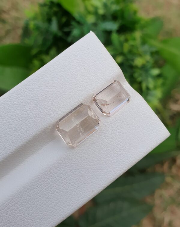 Imperial Topaz Stone Pair From Katlang | 2.41 ct & 4.59 ct - Image 5