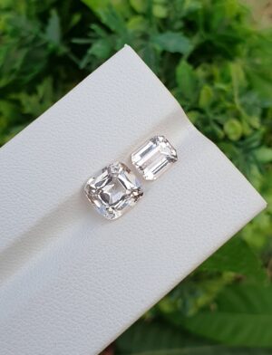 Imperial Topaz Stone Pair From Katlang | 1.44 ct & 2.53 ct