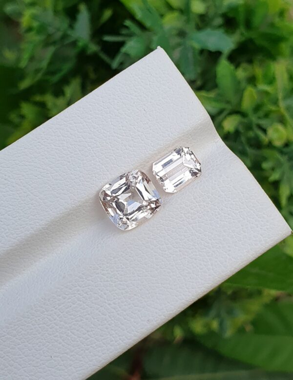 Imperial Topaz Stone Pair From Katlang | 1.44 ct & 2.53 ct - Image 3