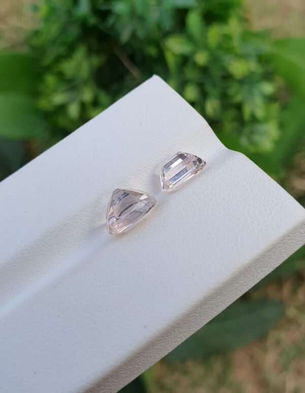 Imperial Topaz Stone Pair From Katlang | 1.44 ct & 2.53 ct - Image 4