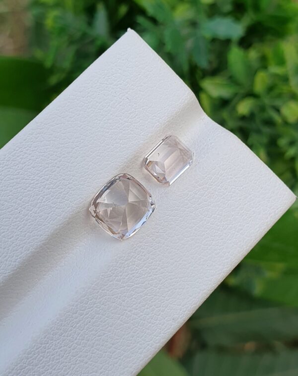 Imperial Topaz Stone Pair From Katlang | 1.44 ct & 2.53 ct - Image 5