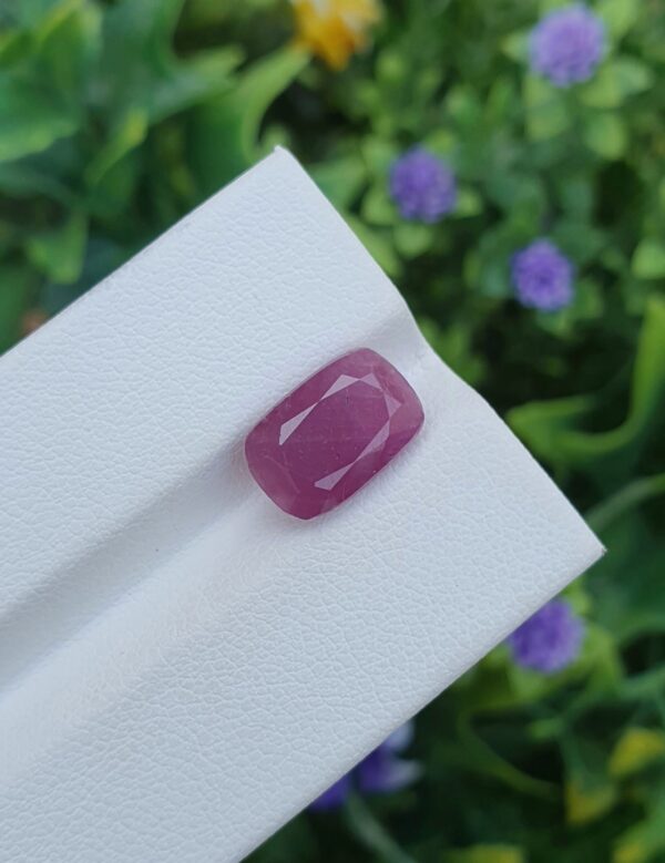 Ruby Stone Natural Unheated Loose Faceted From Africa | 5.45 ct - Image 2