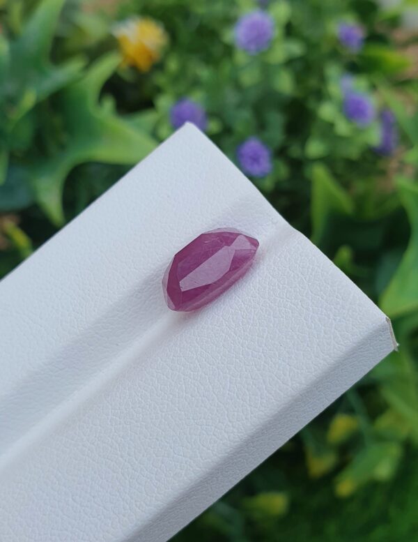 Ruby Stone Natural Unheated Loose Faceted From Africa | 5.45 ct - Image 3
