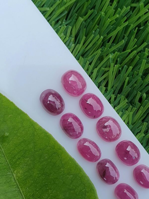 Ruby Stone Cabochons Lot Natural Unheated From Afghanistan | 22.40 ct - Image 4
