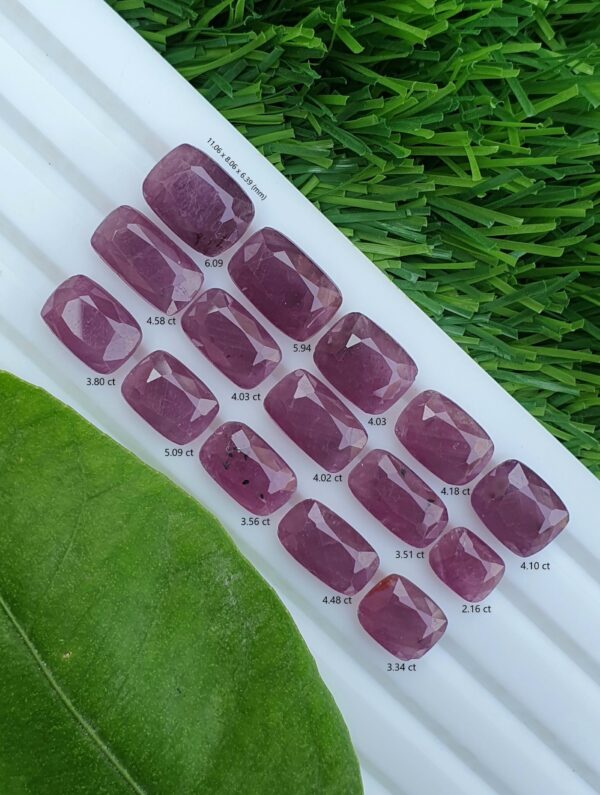 Ruby Stone Lot Natural Loose Untreated From Africa | 62.91 ct - Image 2