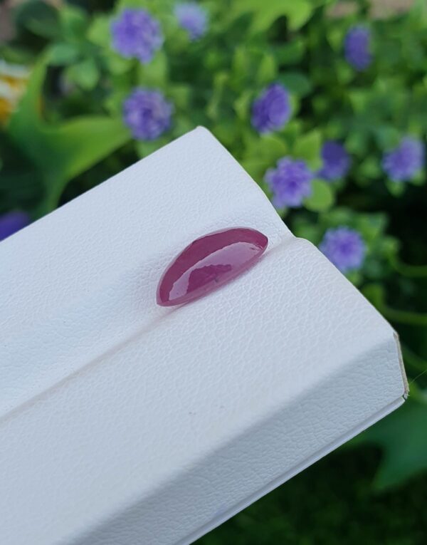 Ruby Stone Cabochon Natural Loose Untreated From Africa | 3.75 ct - Image 3