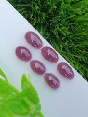 Ruby Stone Cabochon Lot Natural Loose Untreated From Africa | 27.52 ct