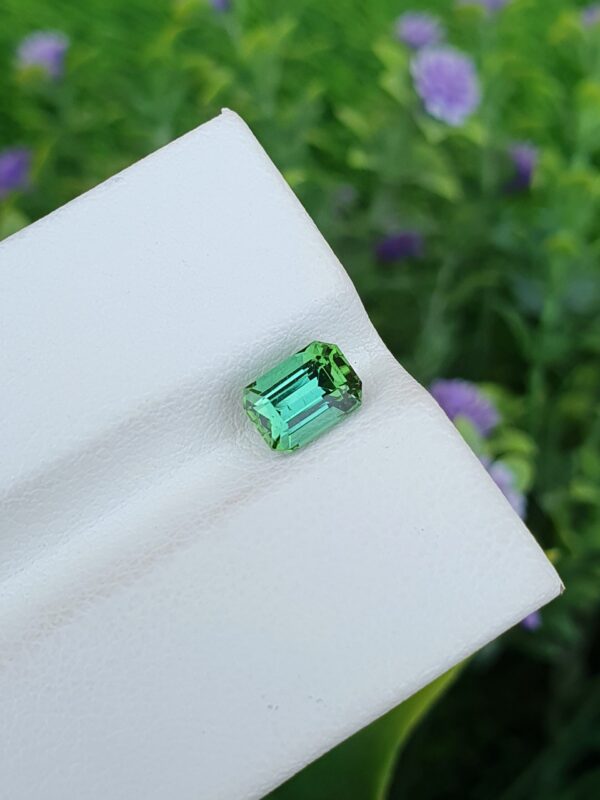 Bluish Green Mint Tourmaline Stone From Afghanistan | 1.04 ct