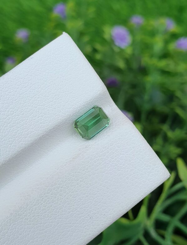 Bluish Green Mint Tourmaline Stone From Afghanistan | 1.04 ct - Image 5