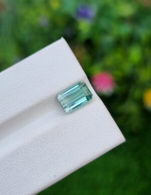Tourmaline Stone Seafoam Bicolor From Afghanistan Natural | 2.46 ct