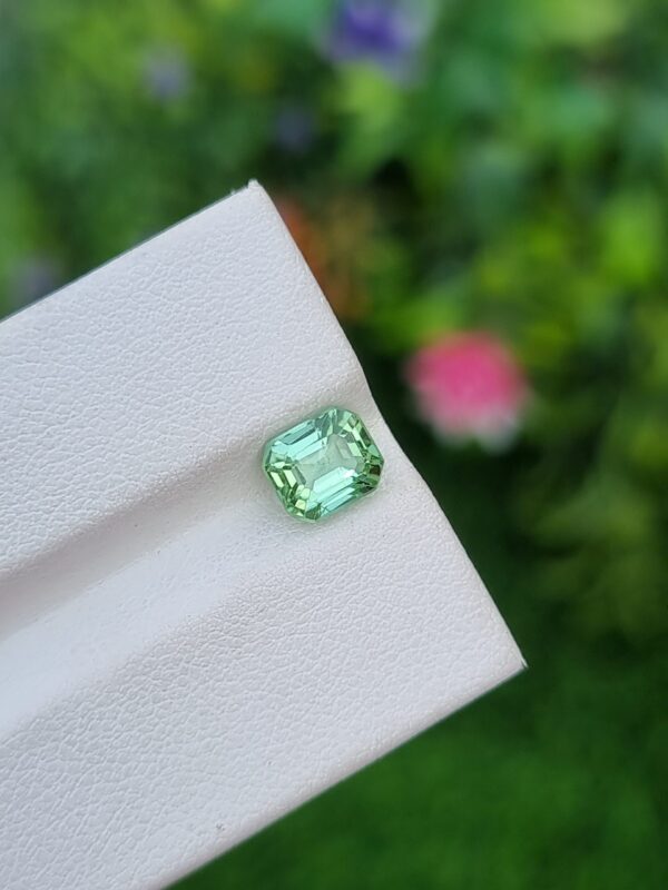 Tourmaline Stone Bluish Green Seafoam Color From Afghanistan Natural | 1.49 ct - Image 2
