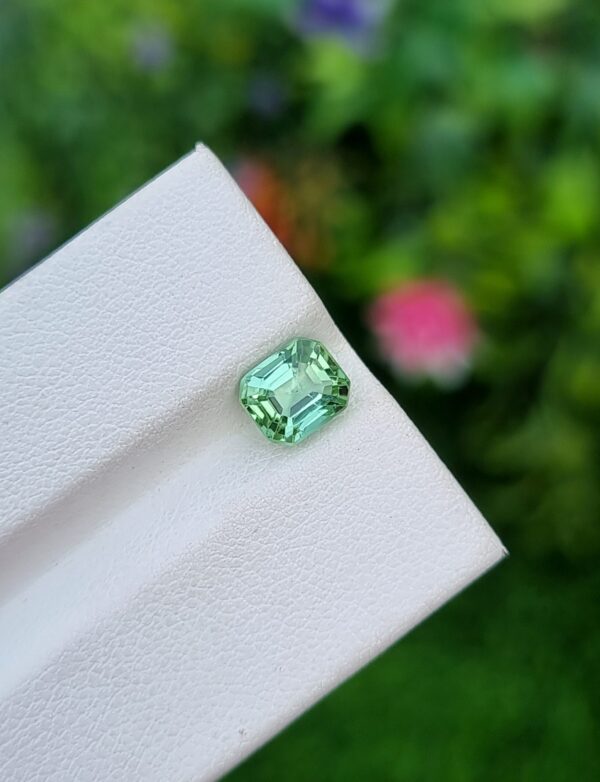 Tourmaline Stone Bluish Green Seafoam Color From Afghanistan Natural | 1.49 ct - Image 3