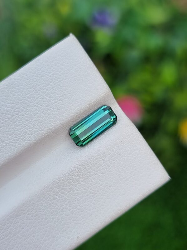 Tourmaline Sone Bicolor Green & Blue Loupe Clean From Afghanistan Natural | 1.26 ct - Image 4