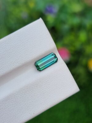 Tourmaline Sone Bicolor Green & Blue Loupe Clean From Afghanistan Natural | 1.26 ct