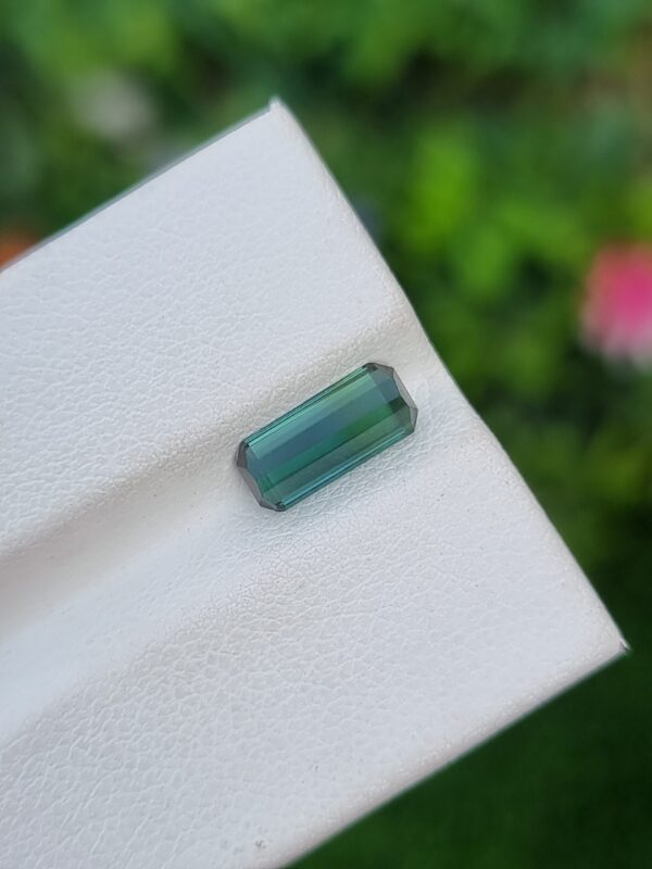Tourmaline Sone Bicolor Green & Blue Loupe Clean From Afghanistan Natural | 1.26 ct - Image 6