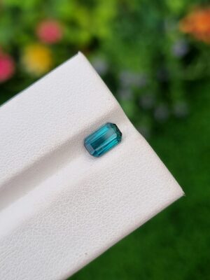 Blue Tourmaline Stone Natural Loose Faceted From Afghanistan | 1.06 ct