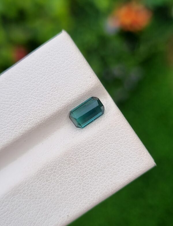 Blue Tourmaline Stone Natural Loose Faceted From Afghanistan | 1.06 ct - Image 4