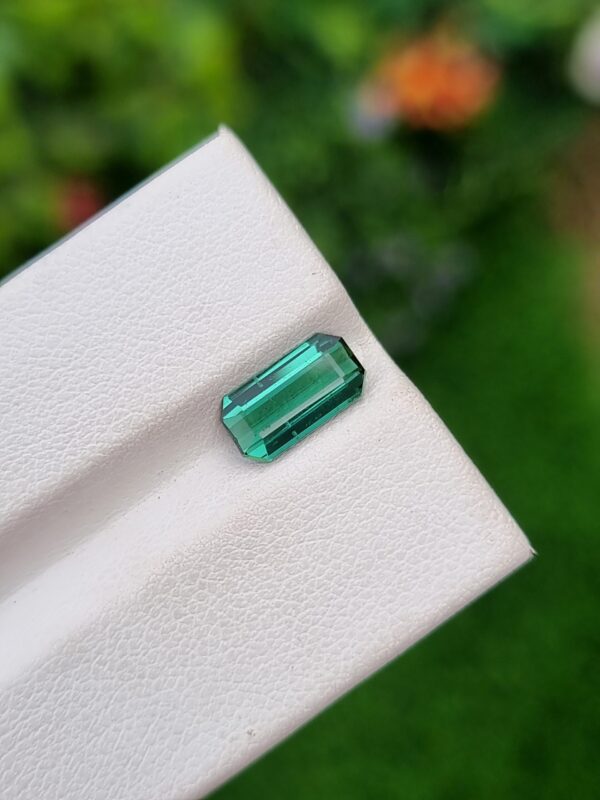 Tourmaline Stone Mint Green Natural Loose Faceted From Afghanistan | 1.55 ct - Image 3