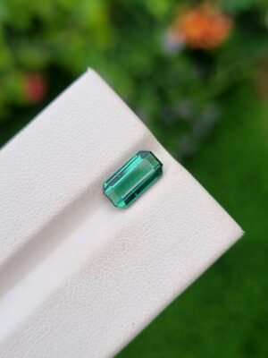 Tourmaline Stone Mint Green Natural Loose Faceted From Afghanistan | 1.55 ct