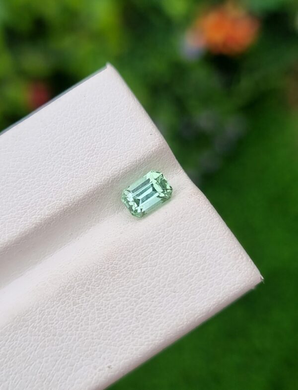 Tourmaline Stone Bluish Green Loose Faceted From Afghanistan | 0.83 ct - Image 2