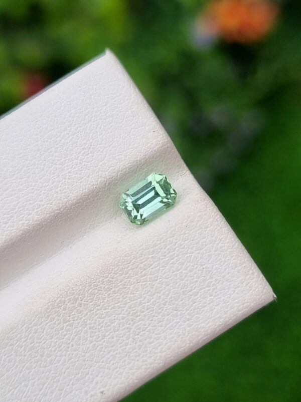 Tourmaline Stone Bluish Green Loose Faceted From Afghanistan | 0.83 ct