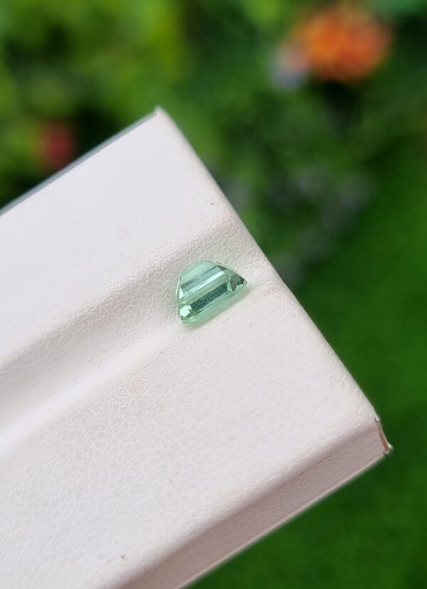 Tourmaline Stone Bluish Green Loose Faceted From Afghanistan | 0.83 ct - Image 3