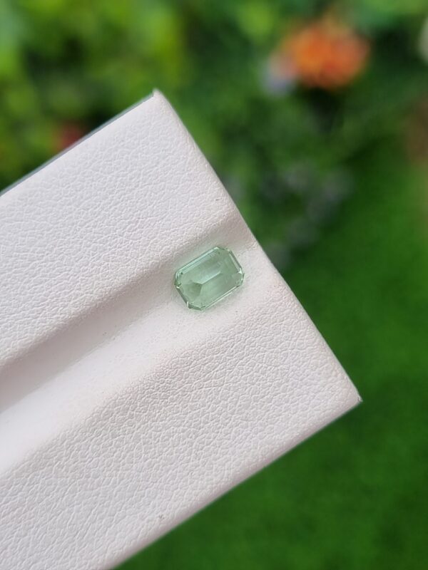 Tourmaline Stone Bluish Green Loose Faceted From Afghanistan | 0.83 ct - Image 4