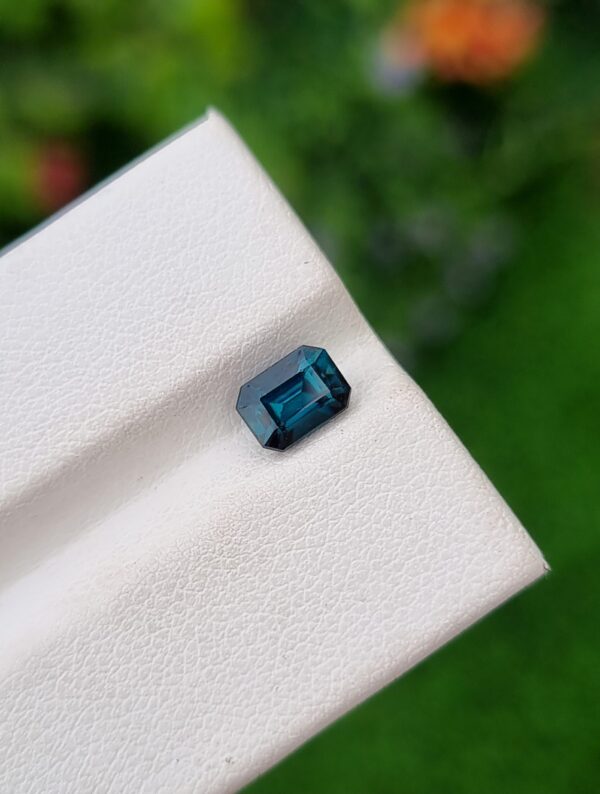 Blue Tourmaline Stone Eye Clean Loose Faceted From Afghanistan | 0.99 ct - Image 2