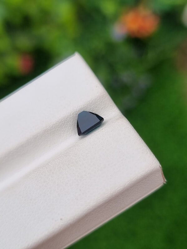 Blue Tourmaline Stone Eye Clean Loose Faceted From Afghanistan | 0.99 ct - Image 3
